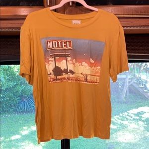 Mustard Yellow Graphic Tee